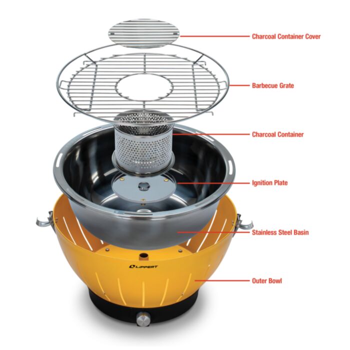 Odyssey Portable Charcoal Grill