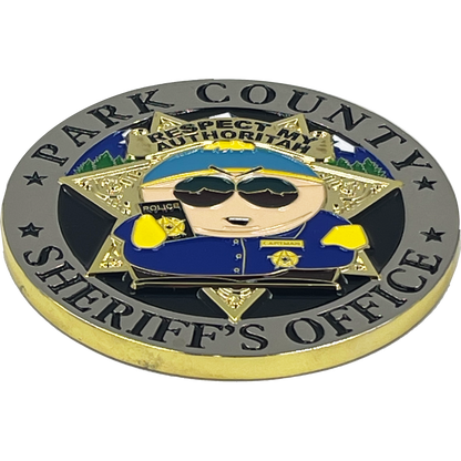 BL17-002 South Park County Sheriff's Office POLICE Challenge Coin