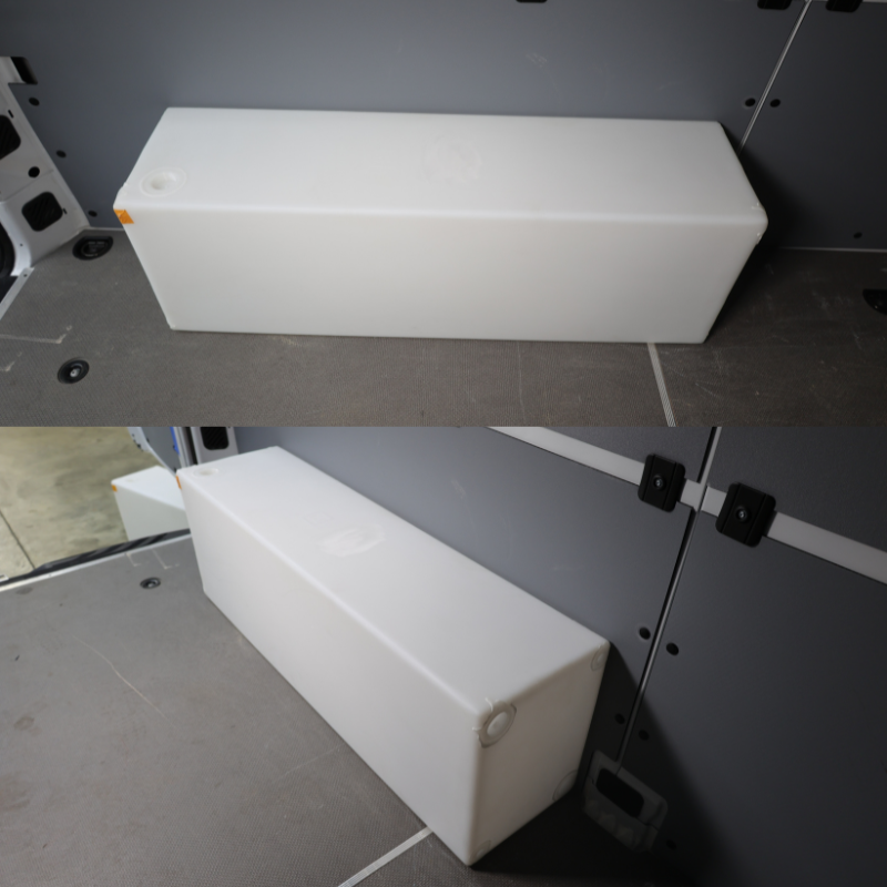 NW Conversions 20 Gallon Wheel Well Water Tank - Centered (SP-C-20)