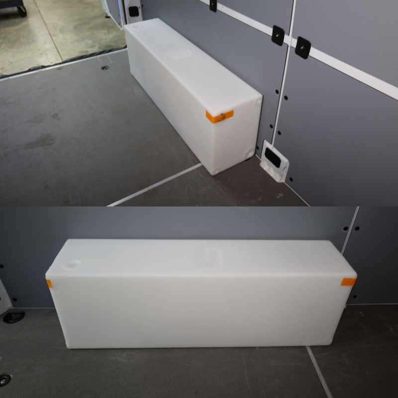 NW Conversions 24 Gallon Wheel Well Water Tank - Centered (SP-C-24)