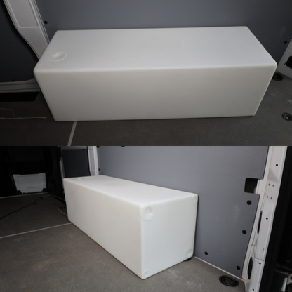 NW Conversions 36 Gallon Wheel Well Water Tank - Centered (SP-C-36)