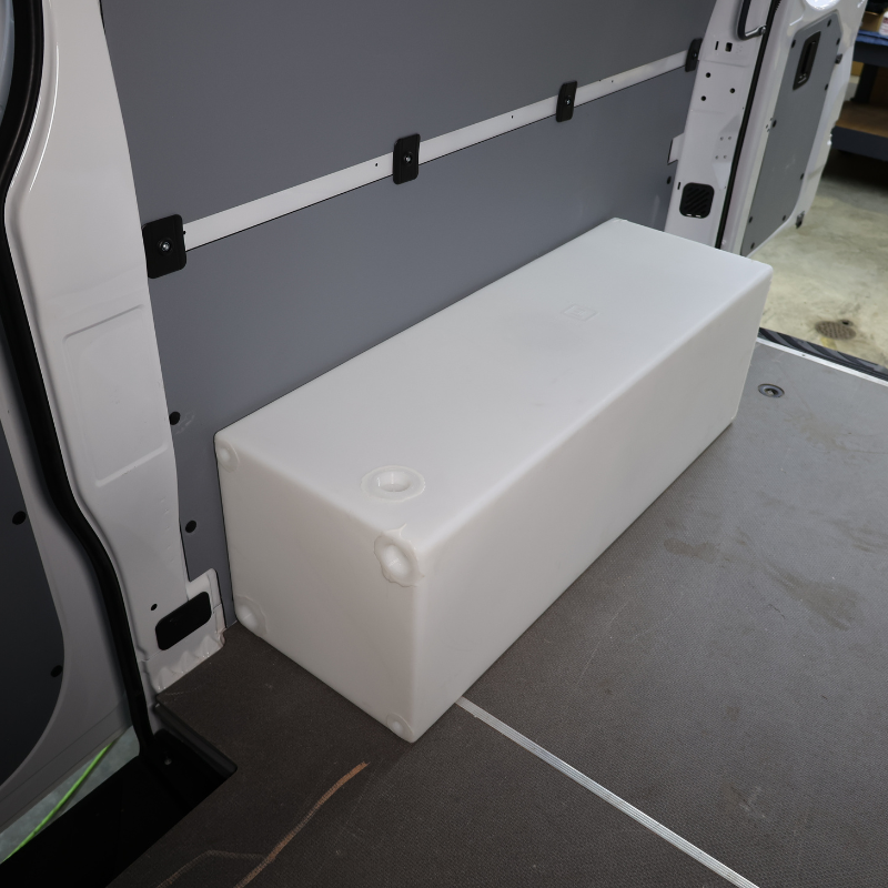 NW Conversions 36 Gallon Wheel Well Water Tank - Centered (SP-C-36)