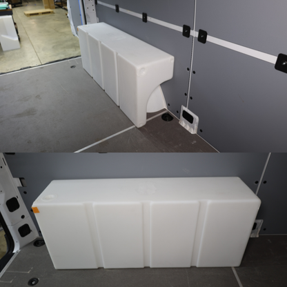 NW Conversions 33 Gallon Wheel Well Water Tank - Left (SP-L-33)