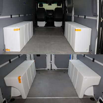 NW Conversions 33 Gallon Wheel Well Water Tank - Left (SP-L-33)