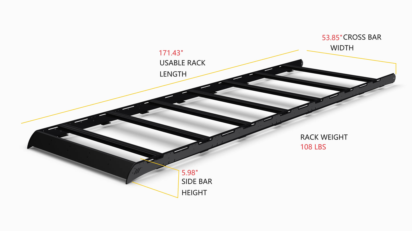 SPRINTER 170" HIGH ROOF STRATA ROOF RACK