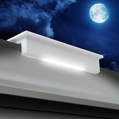 EZ Solar Home Security Floodlight - Gutter Mounted