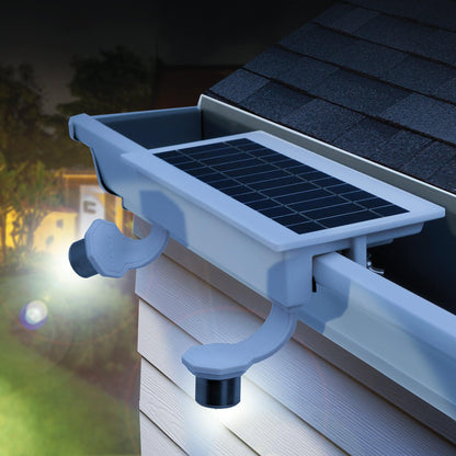 EZ Solar Home Security FLEXIT Spotlight - Gutter Mounted