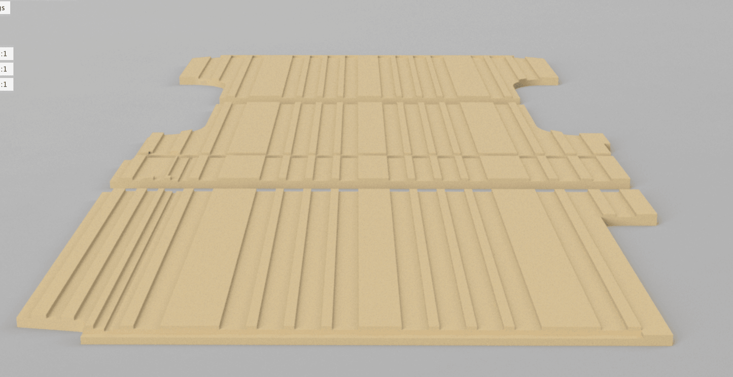 Sprinter Floor Insulation System and Subfloor