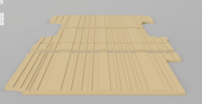 Sprinter Floor Insulation System and Subfloor