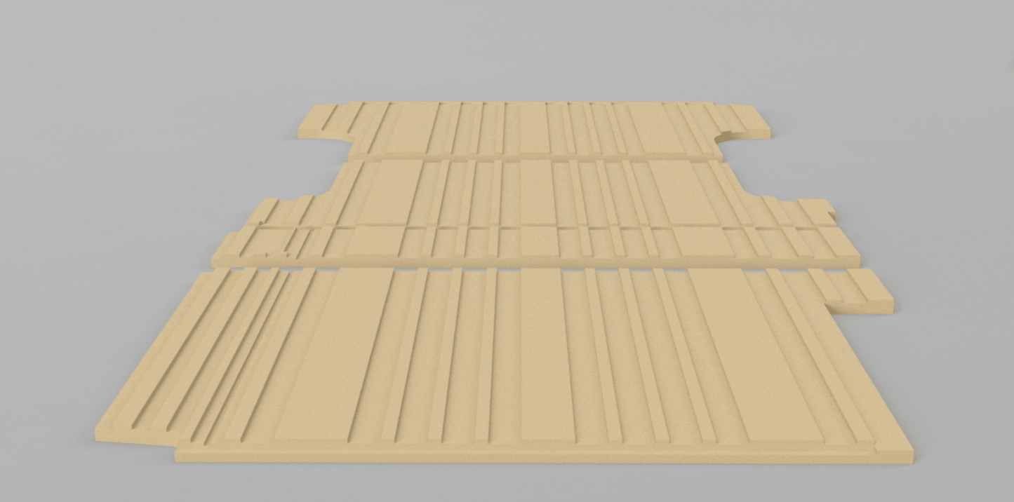 Sprinter Floor Insulation System and Subfloor