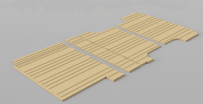 Sprinter Floor Insulation System and Subfloor