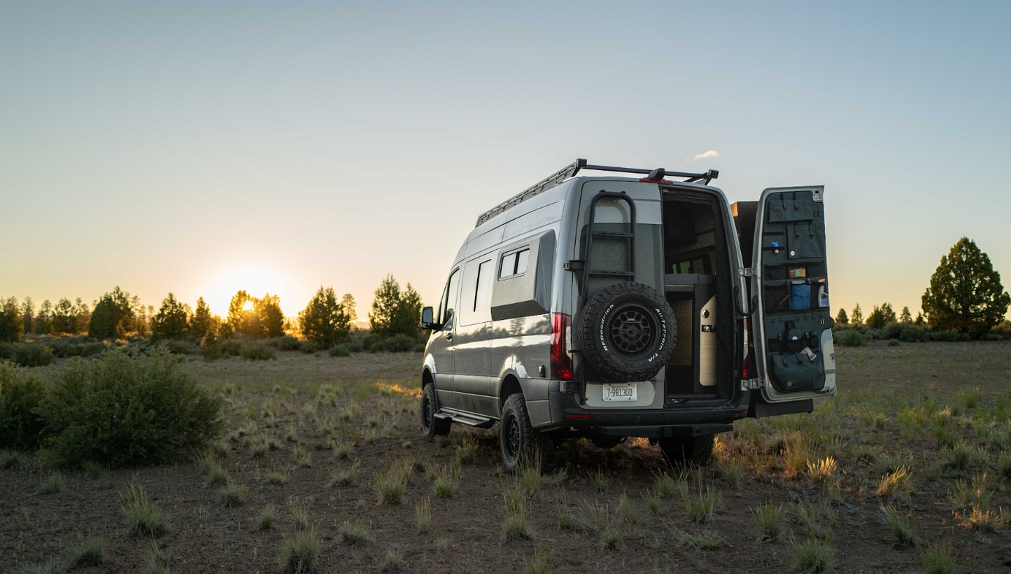 Rover Vans Rear Ladder / Tire Carrier for Mercedes Sprinter