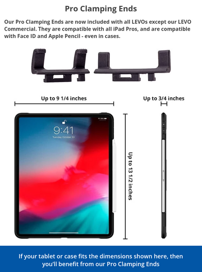 LEVO G2 V16 Rolling Tablet Stand Cart - WITH PHONE MOUNT