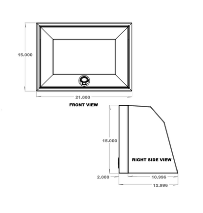 21" Upper Cabinet