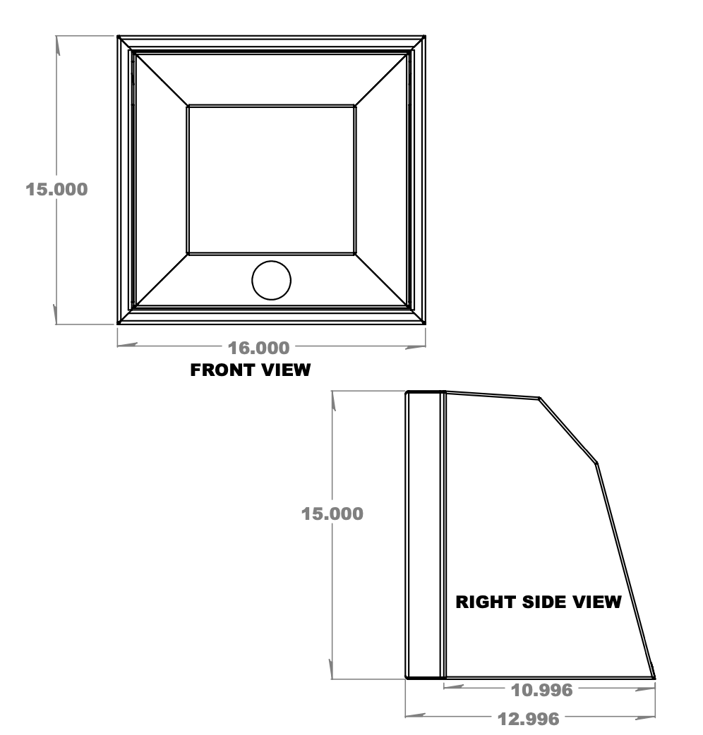 16" Upper Cabinet