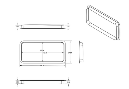 Mercedes Sprinter Flare Trim Ring Pair