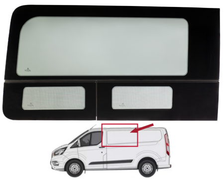 Ford Transit - 1st Position Vented Window