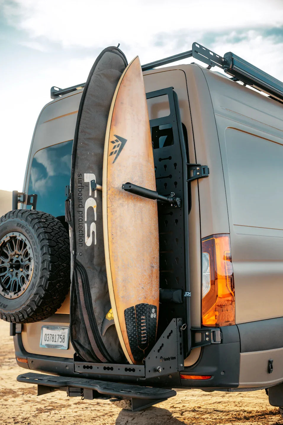 Sandy Vans Surf Rack!