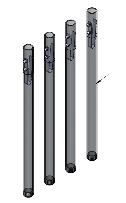 Bench Legs for Bed System
