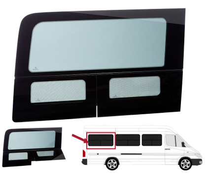 Mercedes Sprinter 170" - 3rd Position Vented Window