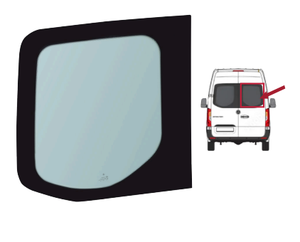 Mercedes Sprinter Rear Door Window - No Defrost