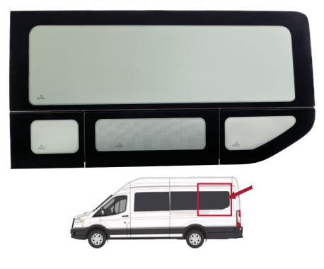 Ford Transit - 3rd Position Vented Window