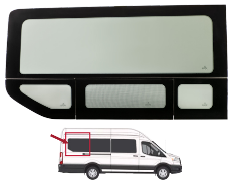 Ford Transit - 3rd Position Vented Window