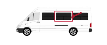 Mercedes Sprinter - 2nd Position Driver Sliding Window