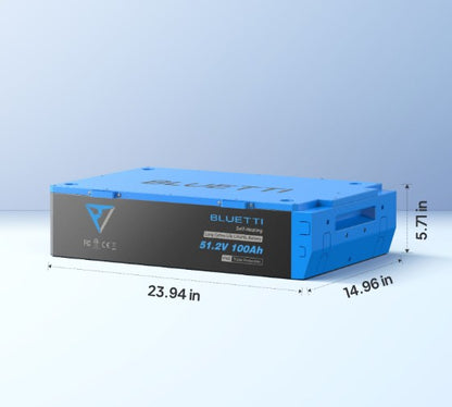 BLUETTI 5kWh B4810 LiFePO4 Battery | 51.2V, 100Ah