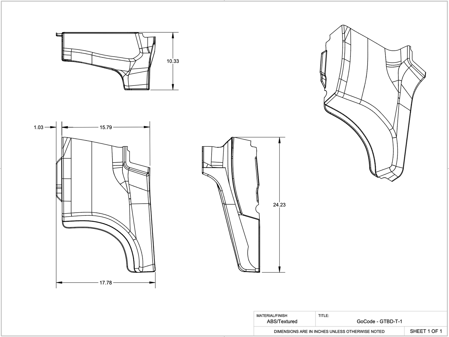 Ford Transit Front Trim Kit