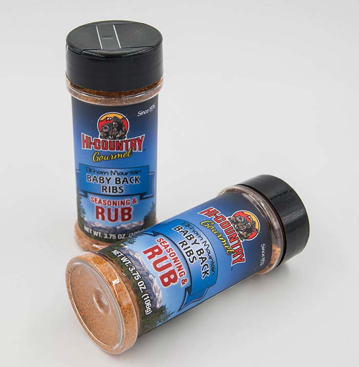 Rubs - Baby Back Ribs Seasonings 3.75 oz.