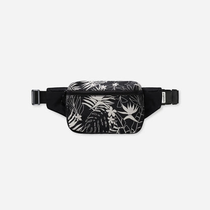 Fanny Pack: Retro Palms Black