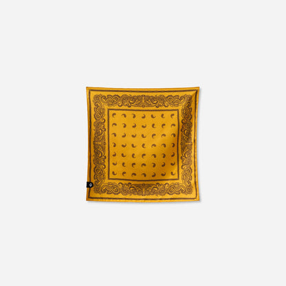 Bandana Towel: Paisley Amber Sun