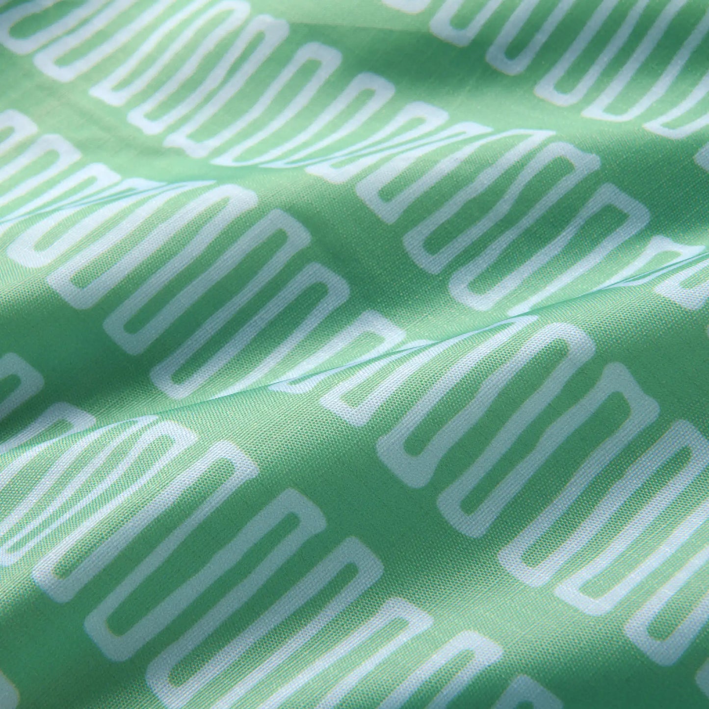 Pocket Tote: Switchback Seafoam Green