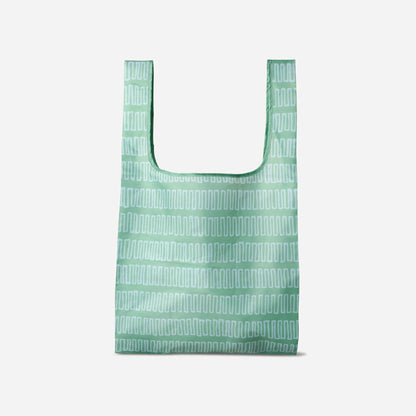 Pocket Tote: Switchback Seafoam Green
