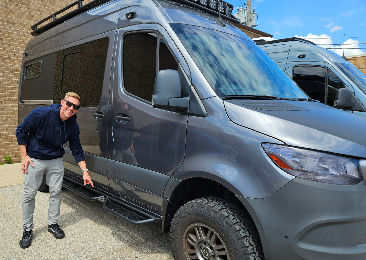 Rover Vans Side Steps for Mercedes Sprinter