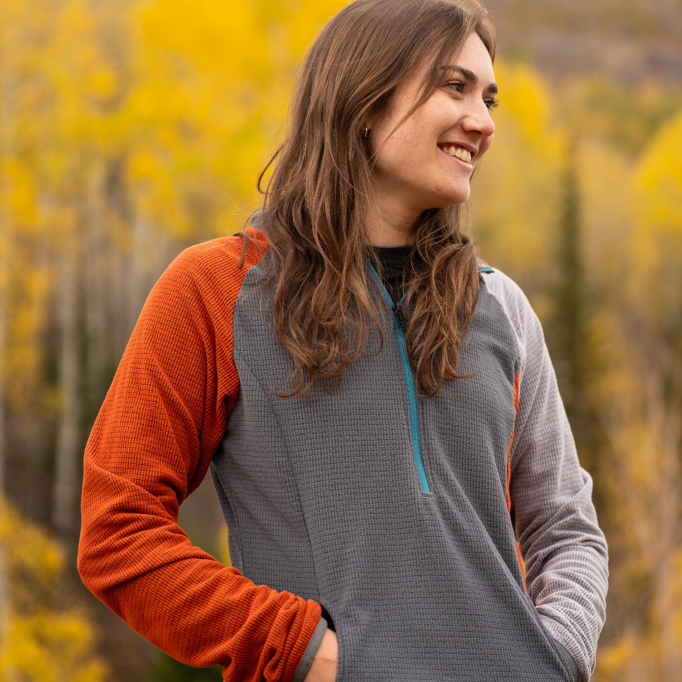 Women's Half-Zip Hooded Pullover Ultralight 115