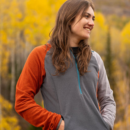 Women's Half-Zip Hooded Pullover Ultralight 115