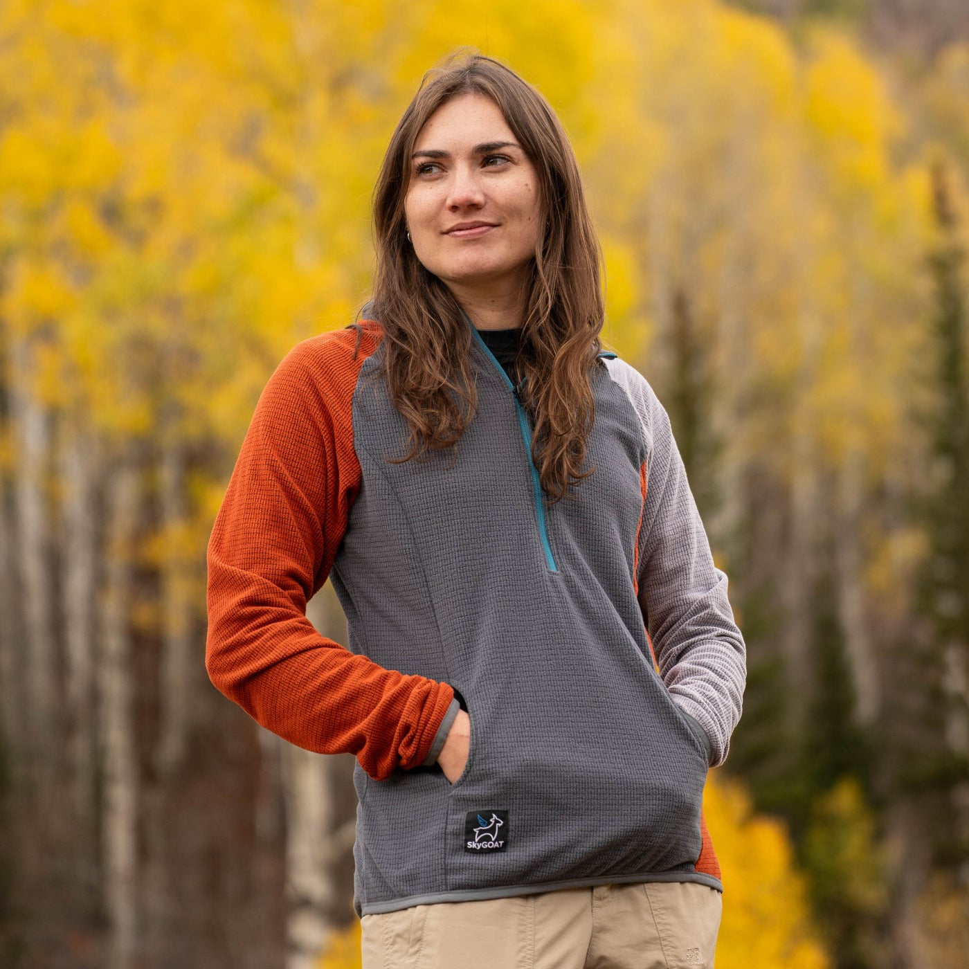 Women's Half-Zip Hooded Pullover Ultralight 115