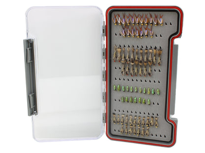 Nymph Assortment, 72 Flies | Low Profile Fly Box | Wild Water Fly Fishing