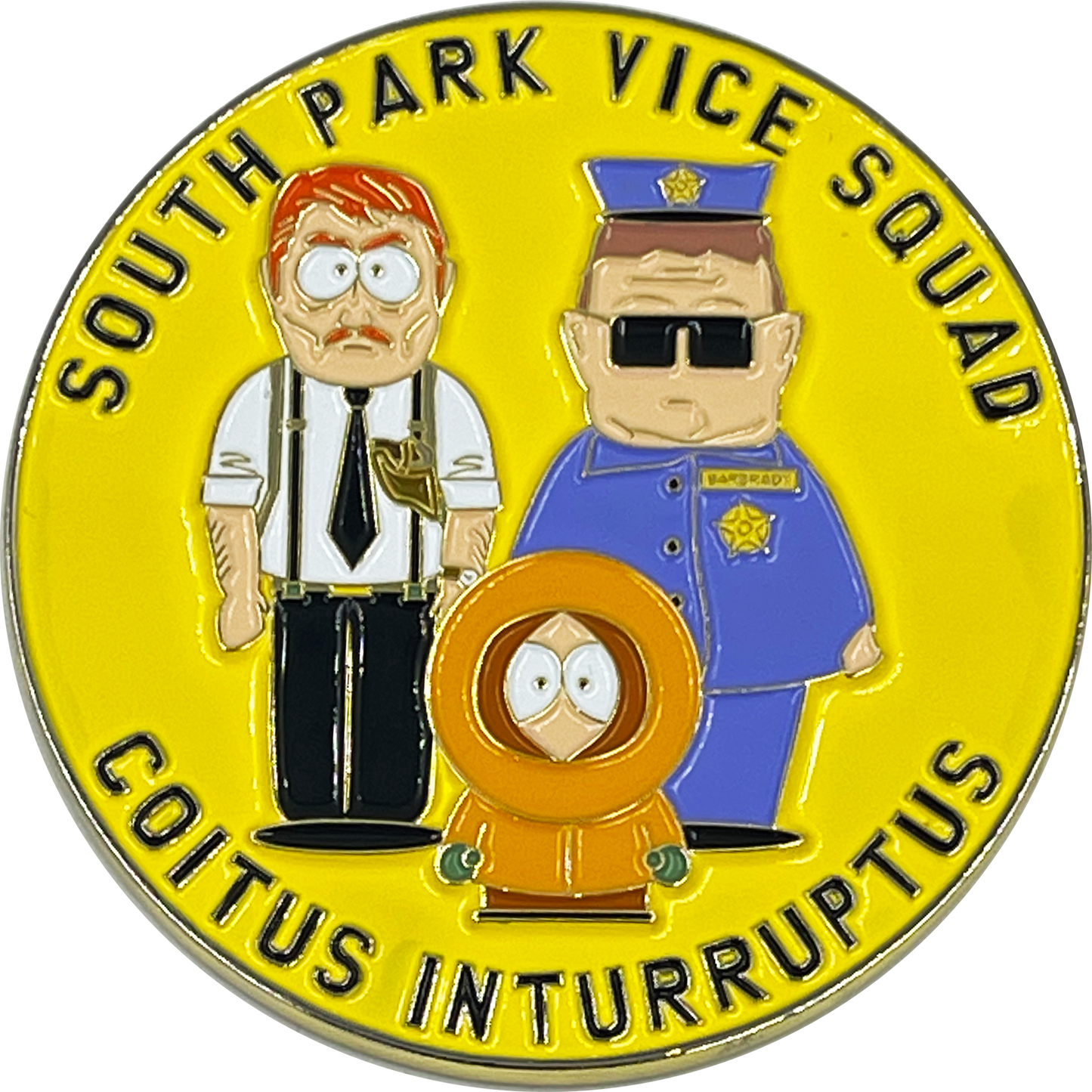 BL17-002 South Park County Sheriff's Office POLICE Challenge Coin