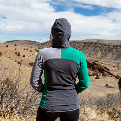 Women's Half-Zip Hooded Pullover Ultralight 115