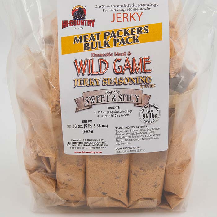 Wild Game 6-Pack Sweet & Spicy Jerky Seasonings Kit