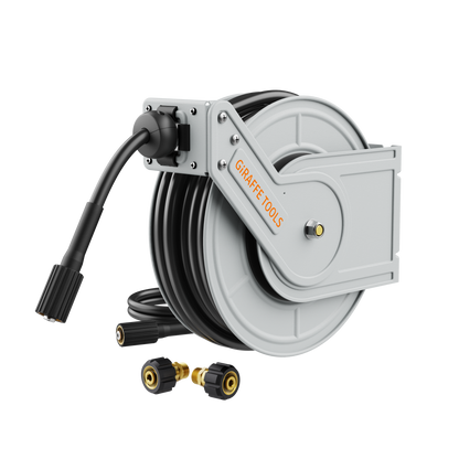 Giraffe Tools Retractable Pressure Hose Reel-1/4in