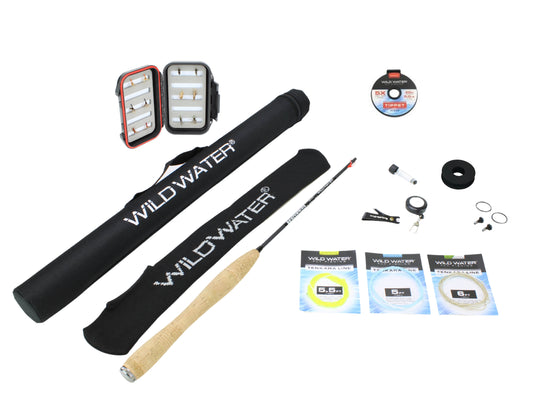 Tenkara Fly Fishing Kit, 6 ft Rod| Wild Water Fly Fishing