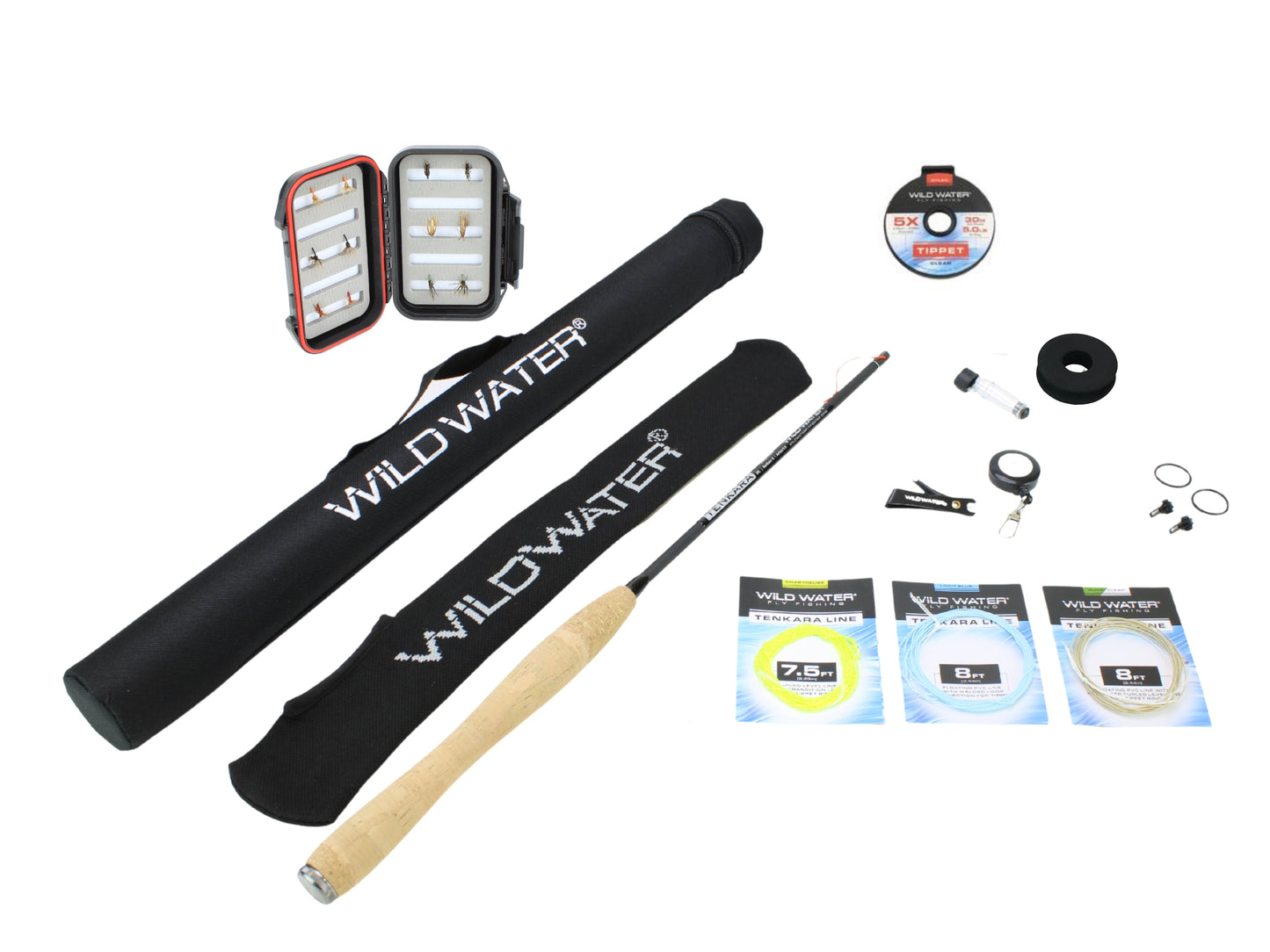 Tenkara Fly Fishing Kit, 8 ft Rod| Wild Water Fly Fishing