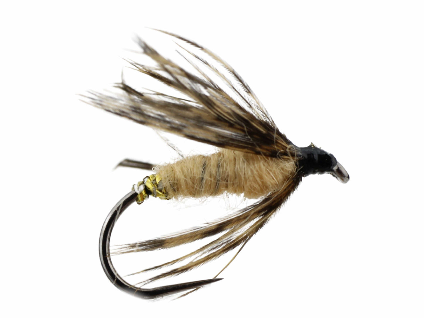 Killer Kebari Tenkara Fly, size 12 | Tan | Qty. 6 | Wild Water Fly Fishing