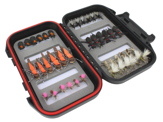 Terrestrial Fly Assortment, 36 Flies | Fly Box | Wild Water Fly Fishing