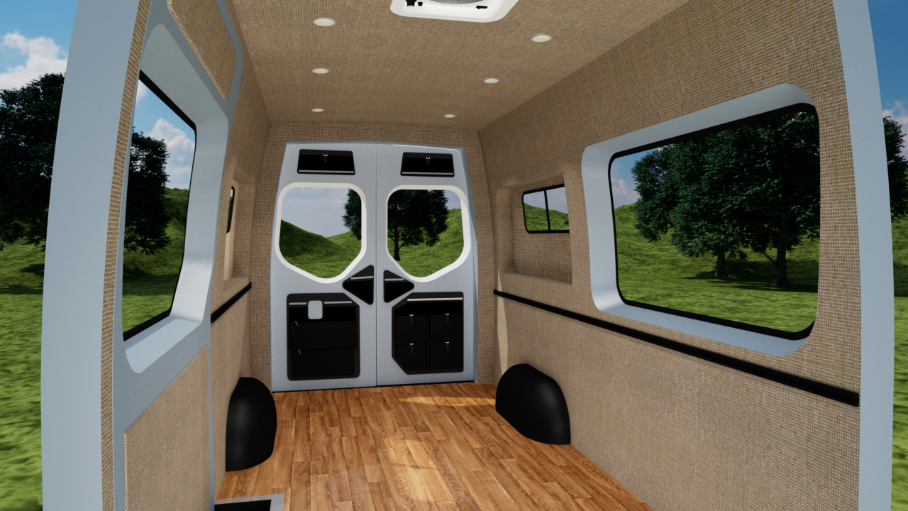 Mercedes Sprinter 144" Low Roof Interior Panel Kit