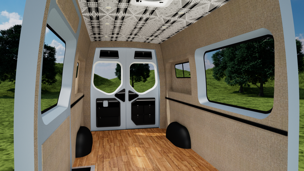 Mercedes Sprinter 144" Low Roof Interior Panel Kit